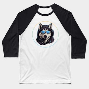 Husky dog Baseball T-Shirt